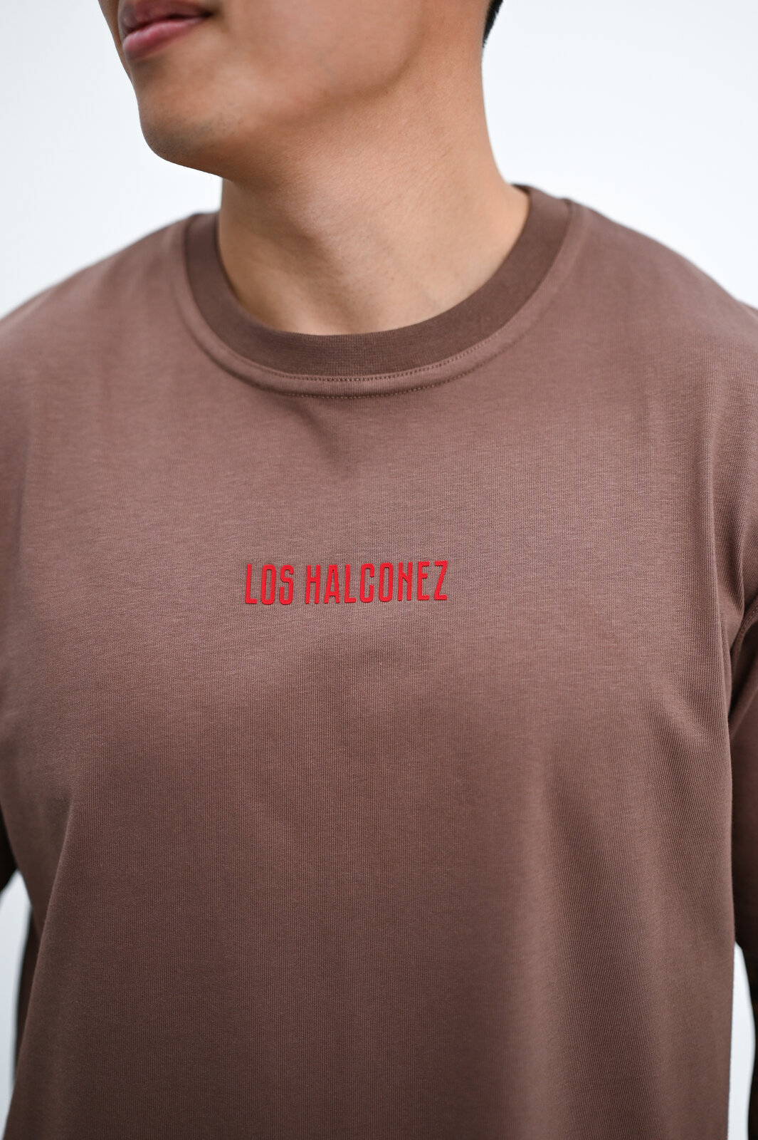 Коричнева футболка 100% бавовна Los Halconez