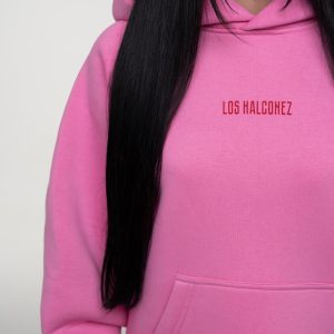 Рожевий костюм на флісі Los Halconez